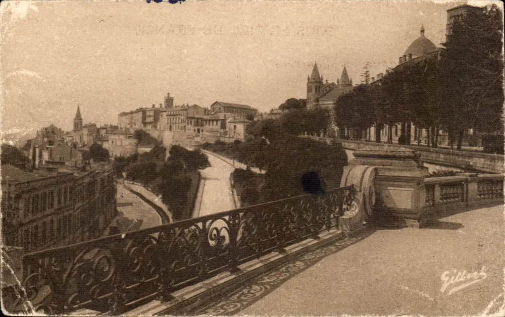 O Rempart Desaix — vista panorâmica — Edições Charentaines d'Art, A. Gillers - Frente