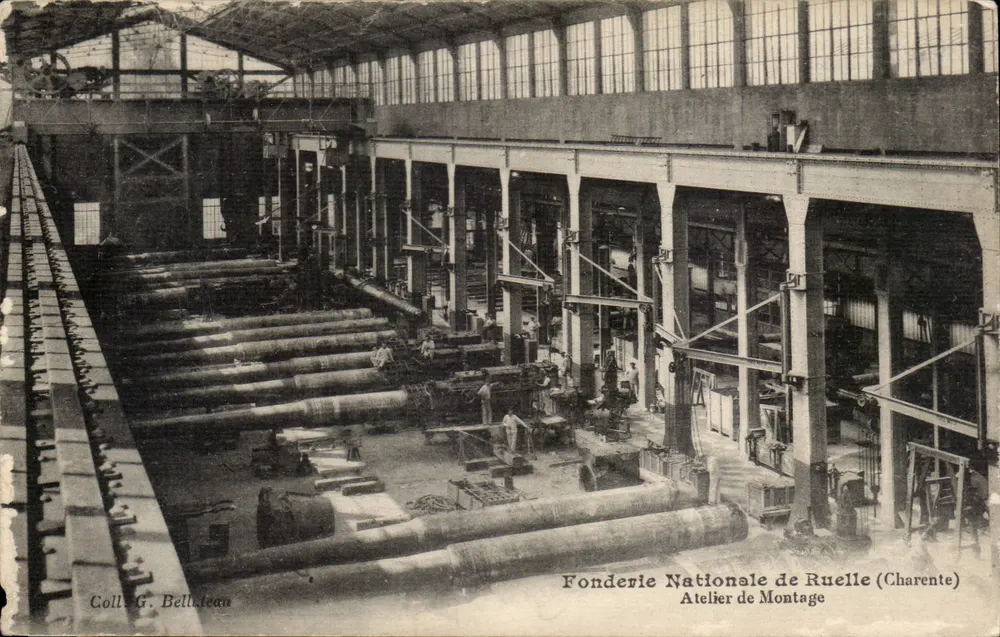 Nationalgusswerk Ruelle (Charente) — Montage-Werkstatt — Coll. G. Belliean - Vorderseite