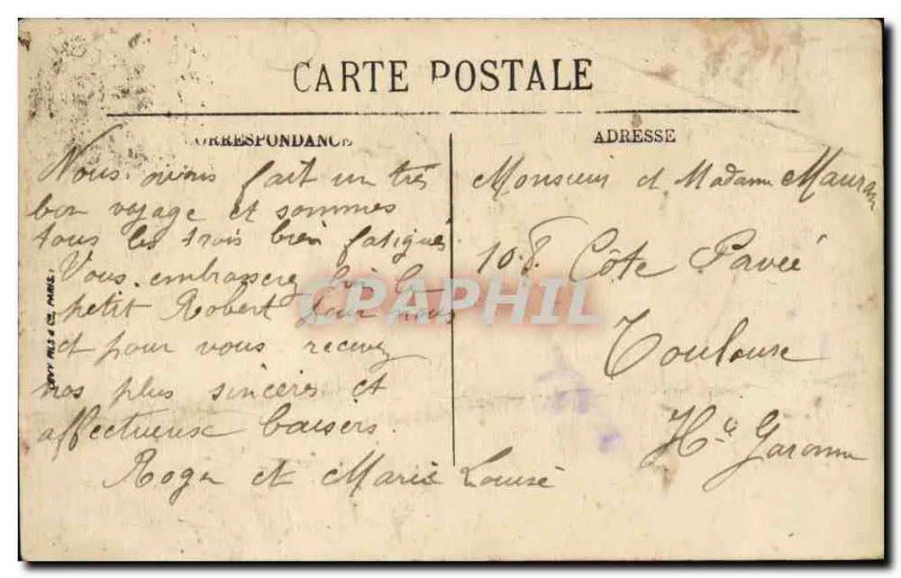 Angoulême — Das Palast der Justiz und das Palais Hotel — N.G. — Nr. 115 - Rückseite
