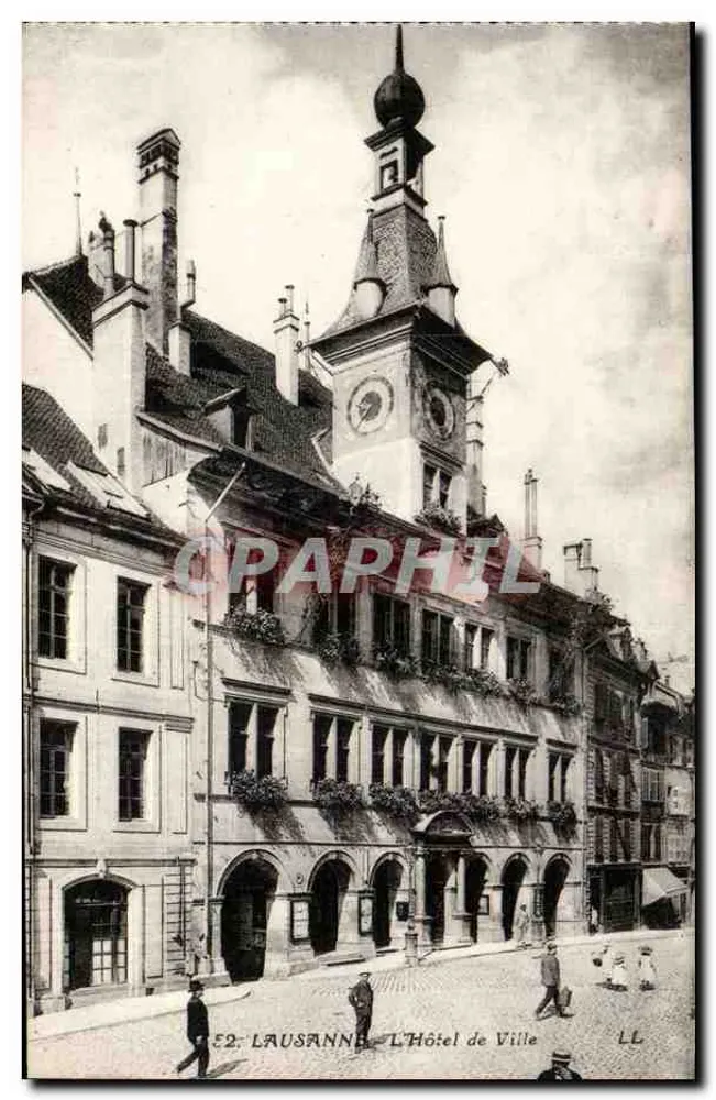Lausanne — Das Rathaus — Verlag LL, Nr. 82 - Vorderseite