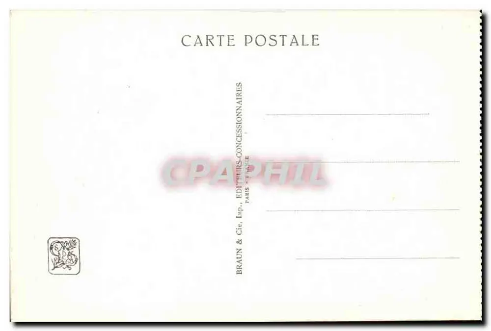 Palästinensische Abteilung — Internationale Kolonialausstellung — Paris 1931 — Wybo Arch. n° 418 - Rückseite
