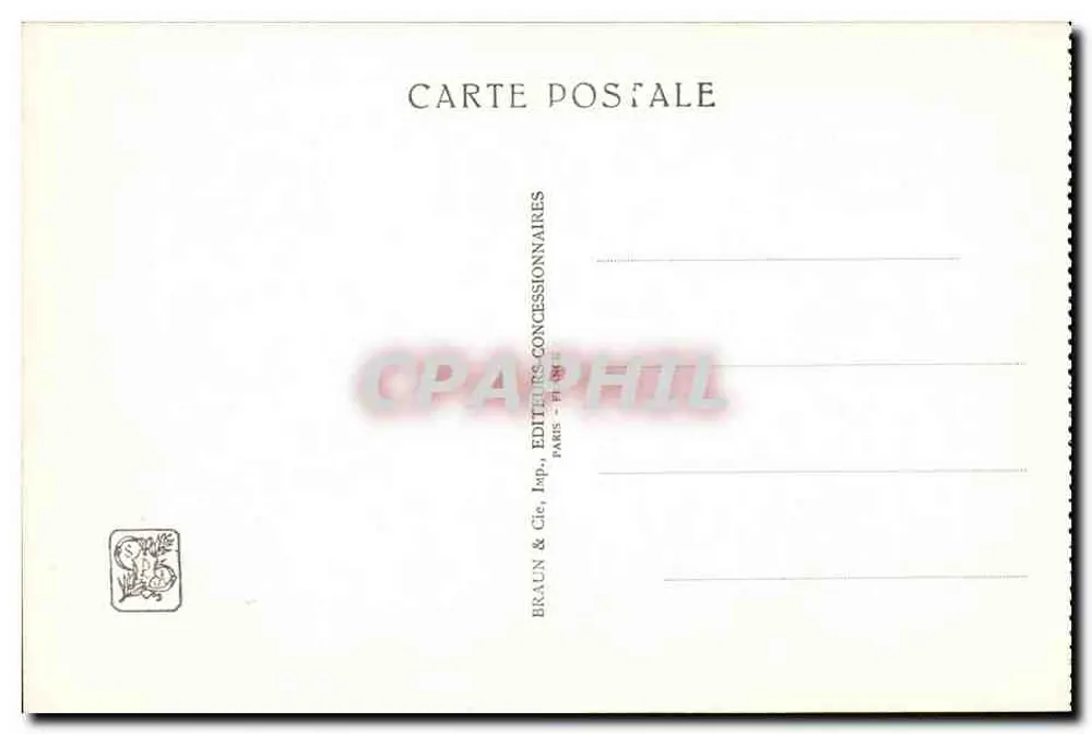 Seção Tunisiana — Vista sobre a Praça Pública — O Café Maure — Exposição Colonial Internacional — Paris 1931 - Verso