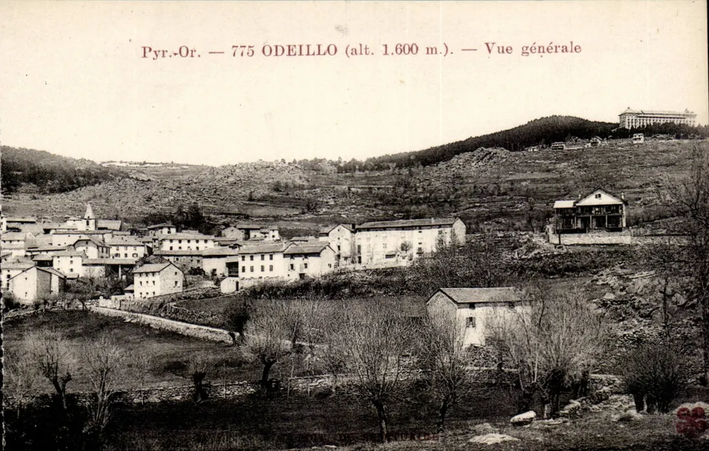 Odeillo (alt. 1.600 m.) — Vista geral — Editor: Éditions de la Poste - Frente