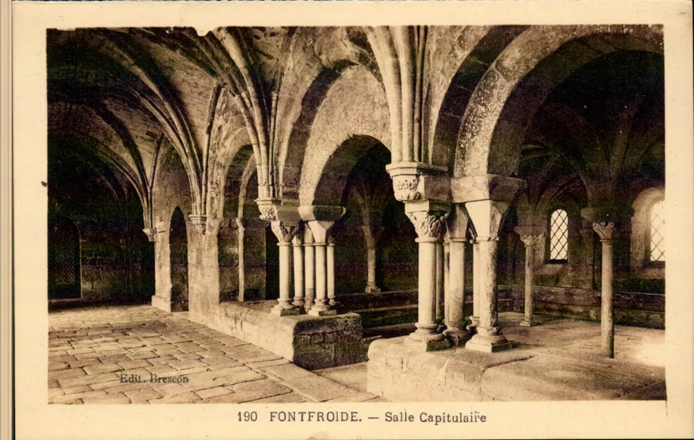 Fontfroide — Sala Capitular — Edit. Brescón n°190 - Frente