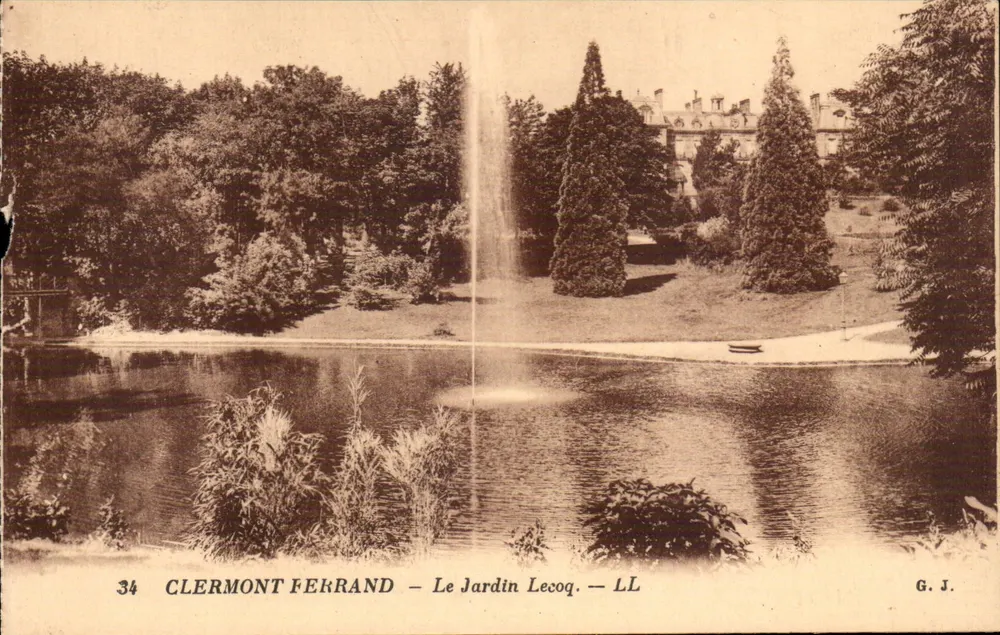 Clermont Ferrand — O Jardim Lecoq — G.J. - Frente