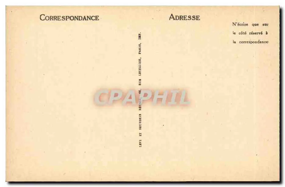 Clermont-Ferrand — Panoramablick auf die Place de Jaude — G. J. - Rückseite