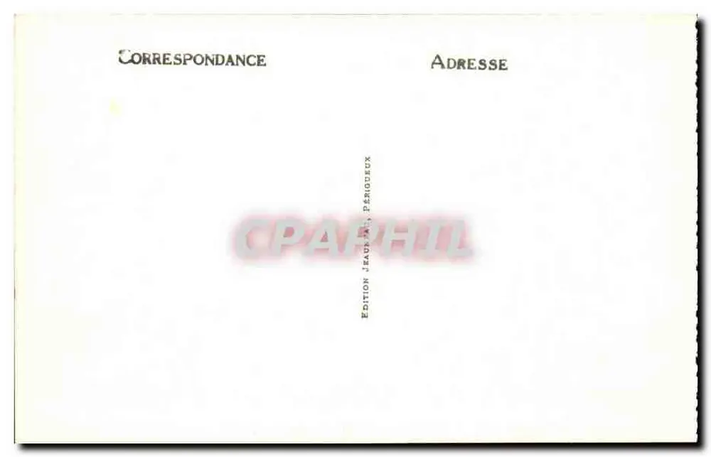 Périgueux — Ruínas das Arenas Romanas — ND. — Edição Jeausieux, Périgueux, n°29 - Verso