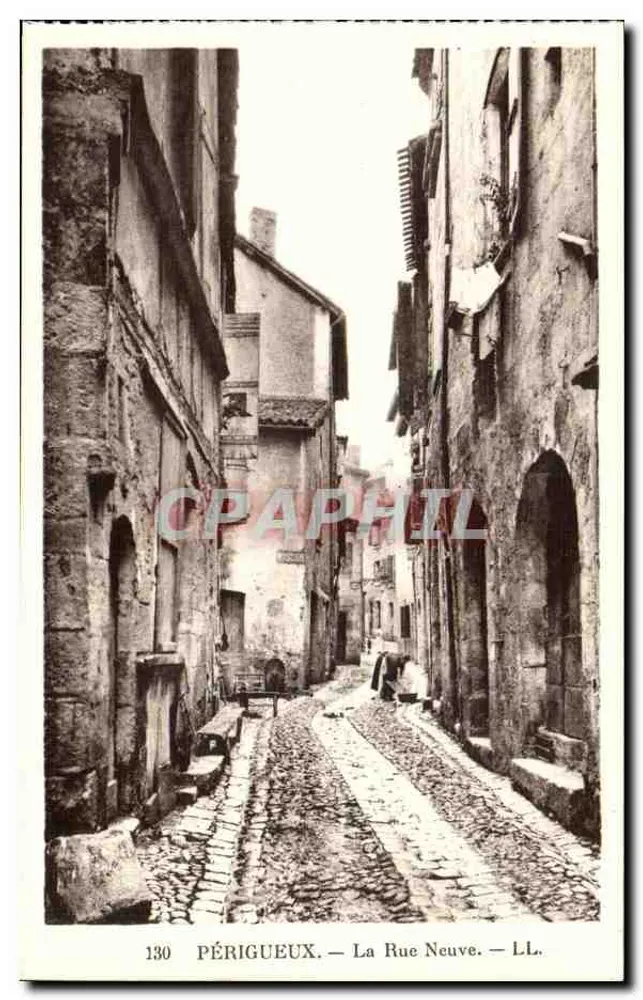 Périgueux — A Rue Neuve — Edição Jaureux - Frente