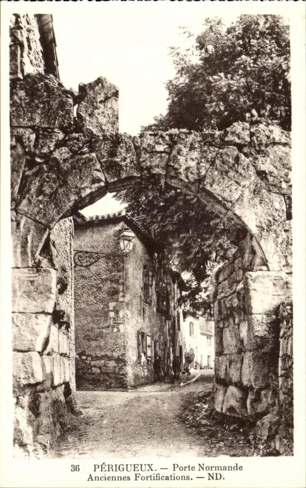 Périgueux — Alte Befestigungen — Normannentor — Edition Jeatrald, Périgueux, n°36 - Vorderseite