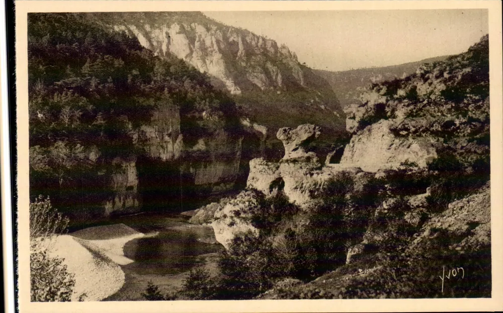 Gorges do Tarn — Rocha do Champignon — Edições de Arte WYON - Frente