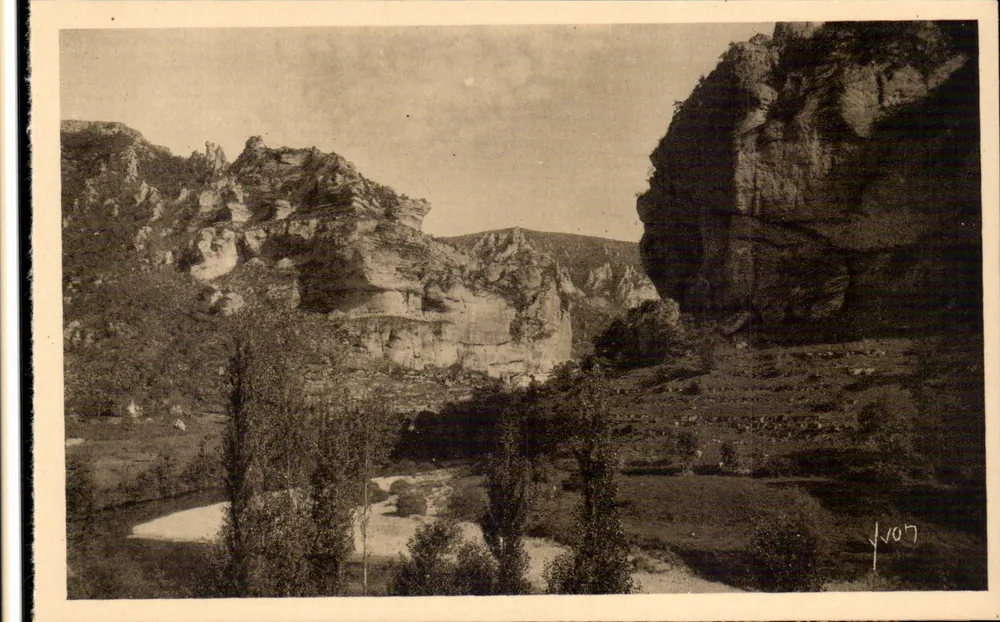 Tarn-Gorges — Allgemeiner Blick auf den Cirque des Beaumes — Les Éditions d'Art 'VON' Paris - Vorderseite