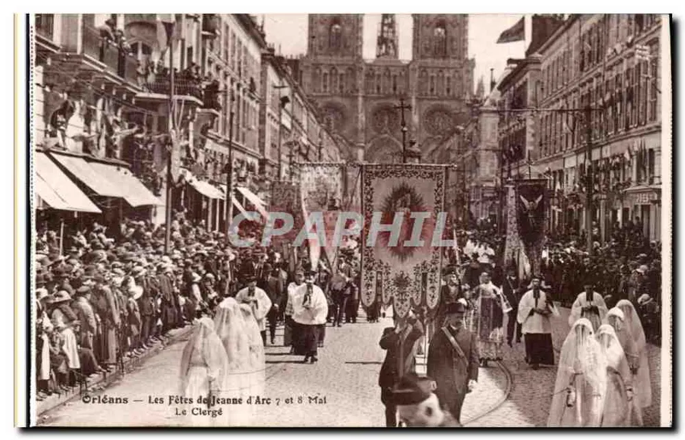 Orléans — Die Feste Joan of Arc am 7. und 8. Mai — Der Klerus - Vorderseite