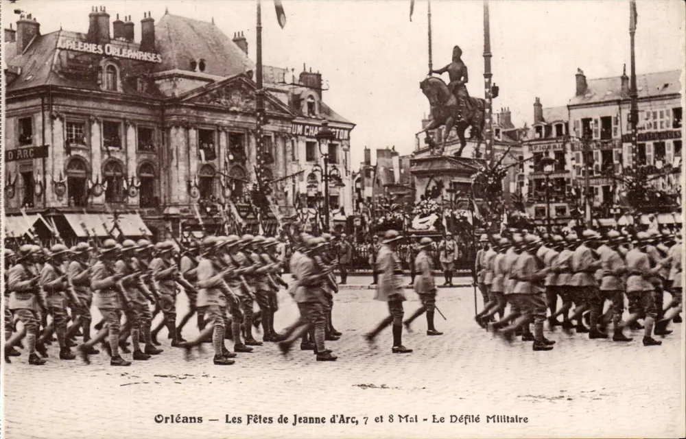 Orléans — Die Feste der Jeanne d'Arc, 7. und 8. Mai — Der Militärparade - Vorderseite