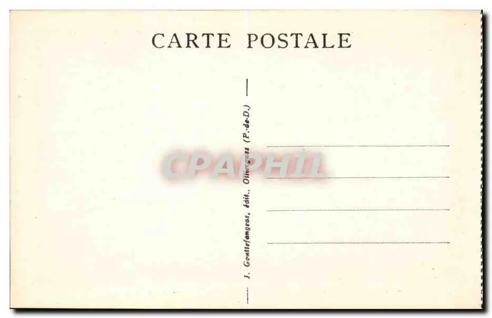 LE MONT-DORÉ — Unterholz am Capucin-Salon — g. d'o. - 861 - Rückseite