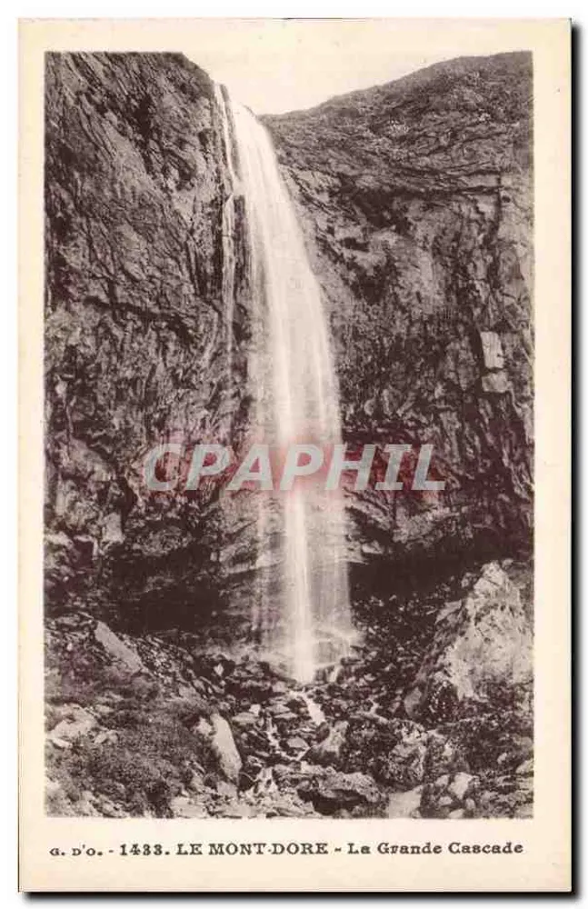 Le Mont-Dore - A Grande Cascata — g.d.o. - 1433 - Frente