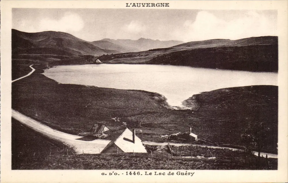 Lago de Guéry — Auvergne — g. d’o. - 1446 - Frente