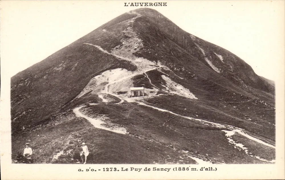 Le Puy de Sancy — montanha auvergnata — J. Gouttiéfanges, editor, Ollierges (P.-d.-D.) - Frente