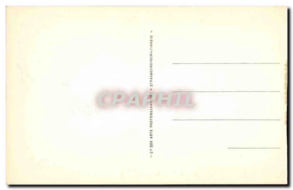 Cambo-les-Bains — O Passo de Roland — editor Arts Photographiques de Strasbourg - Verso
