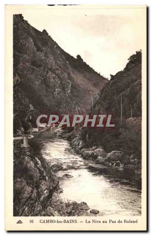 CAMBO-les-BAINS — Die Nive am Pas de Roland — n°16 - Vorderseite