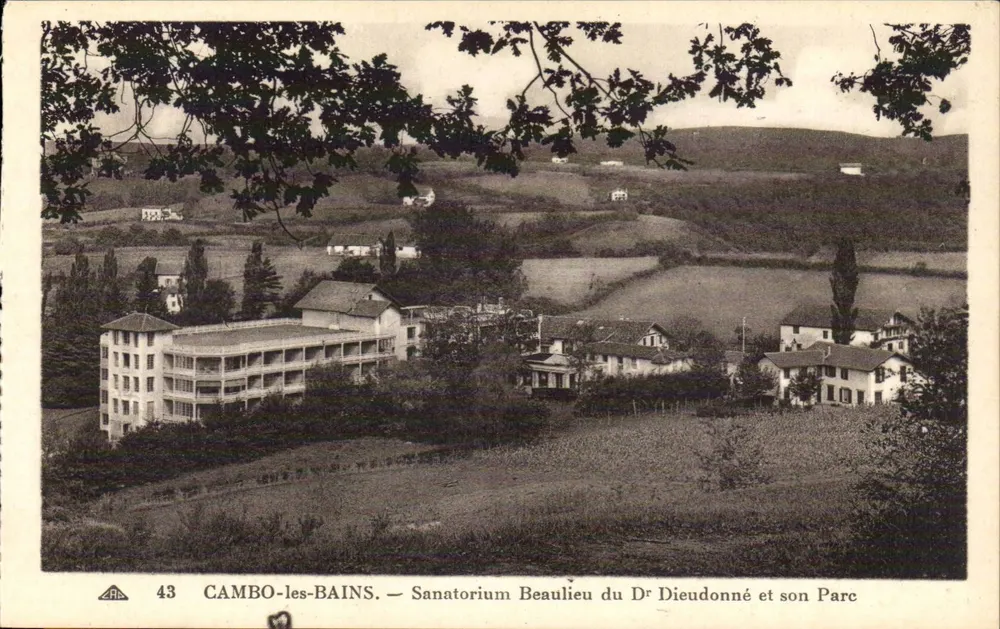 CAMBO-les-BAINS — Sanatorium Beaulieu des Dr. Dieudonné und sein Park — n°43 - Vorderseite
