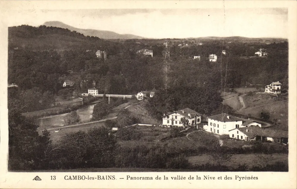 CAMBO-les-BAINS — Panorama der Nive-Tal und der Pyrenäen — n°13 - Vorderseite