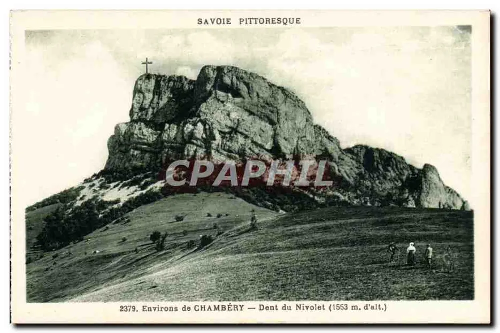 Dente do Nivolet — Em torno de Chambéry — F. de Migriou, editor - Frente