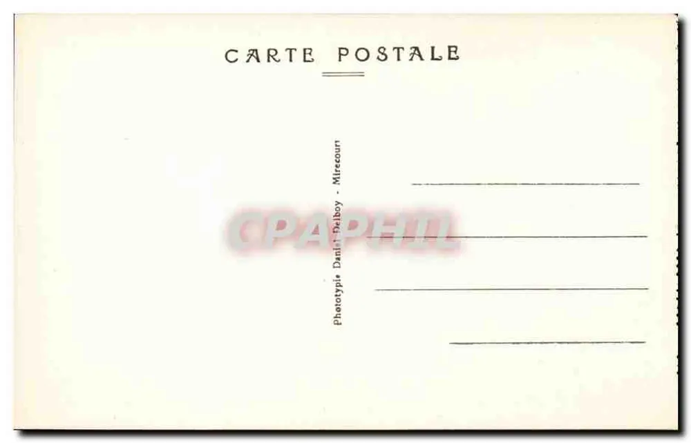 Dijon — Praça do 30 de Outubro — Edição Faure, n° 165 - Verso