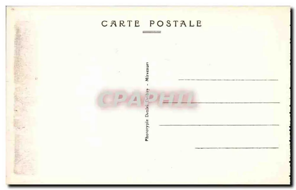 Dijon — Vista geral e a Praça Darcy — Edição Faure, n° 159 - Verso