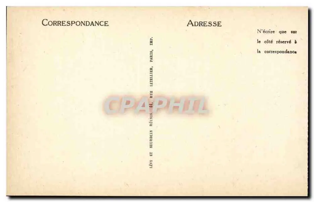 Bourbon-l'Archambault — Schloss und Teich — Edition Ph. Bernard, n°23 - Rückseite