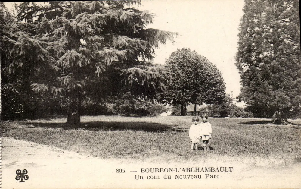 Bourbon-L'Archambault — Un coin du Nouveau Parc — MTPL, n°805 - Vorderseite