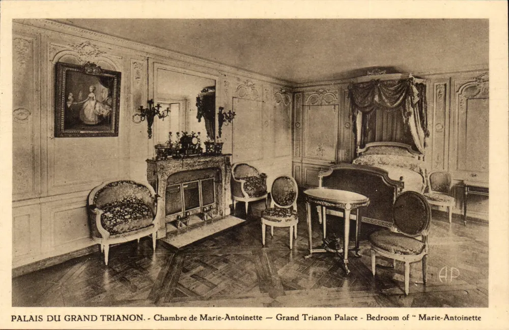 Zimmer von Marie-Antoinette — Schloss Grand Trianon — Verleger AP - Vorderseite