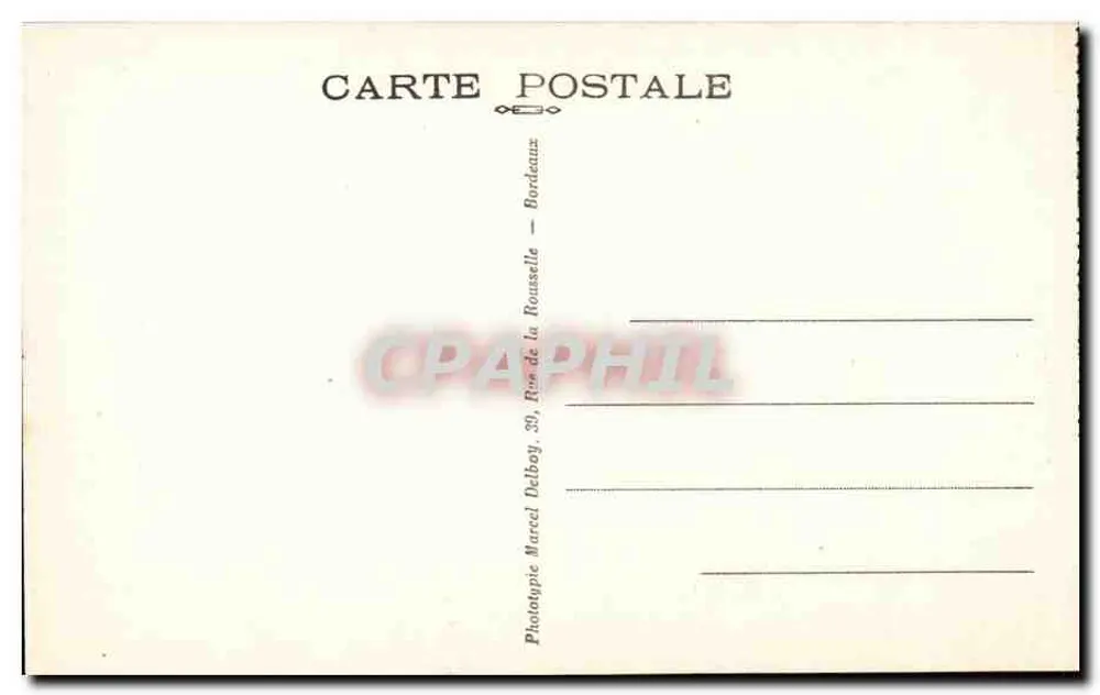 Ascaïn (B.-P.) — Place de l'Église — Aufnahme vom Hotel Etehola — M. D. - Rückseite