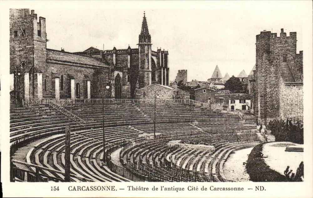 Carcassonne — Teatro da Antiga Cidade de Carcassonne — ND. - Frente