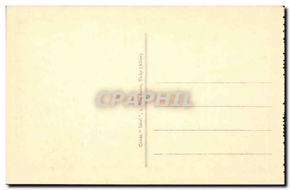 Die schönen Ufer des Sees Chamboon — Die pittoreske Auvergne — Nr. 3386 — Ideal - Rückseite