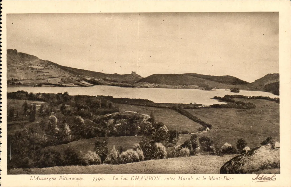 Pittoresque Auvergne — See CHAMBON, zwischen Murols und Mont-Dore — Idéal - Vorderseite