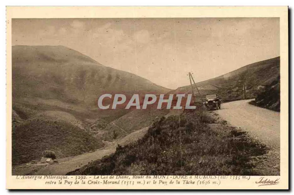 Pittorelle Auvergne - La Col de Diane, Route du Mont-Dore nach Mûrals - Ideal - Vorderseite