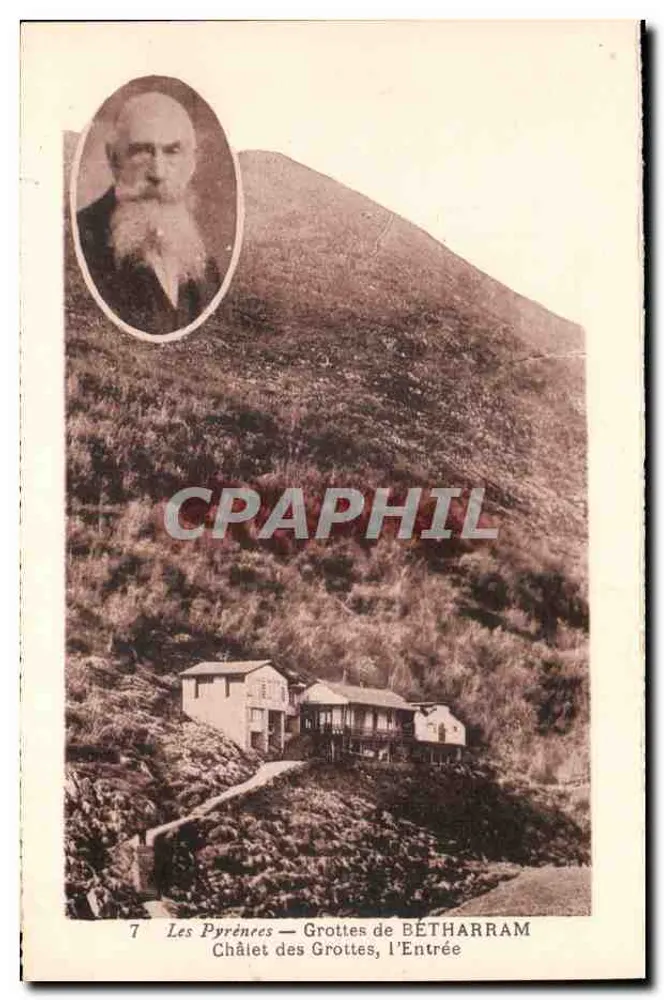As Pirineus — Grutas de BETHARRAM — Chalé das Grutas, a Entrada — Fototipia-Heliotipia, Limoges - Frente