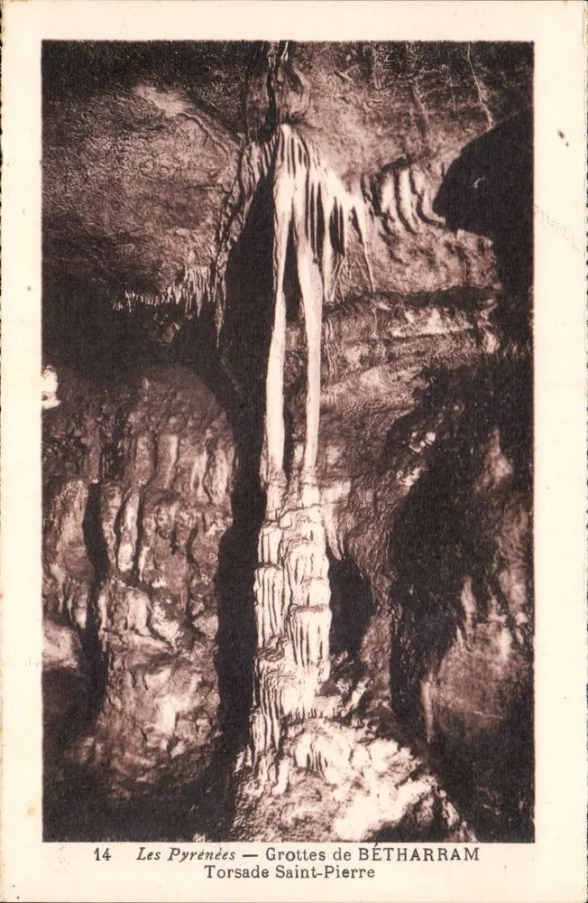 Os Pirineus — Grutas de BÉTHARRAM — Torsade Saint-Pierre — n°14 - Frente