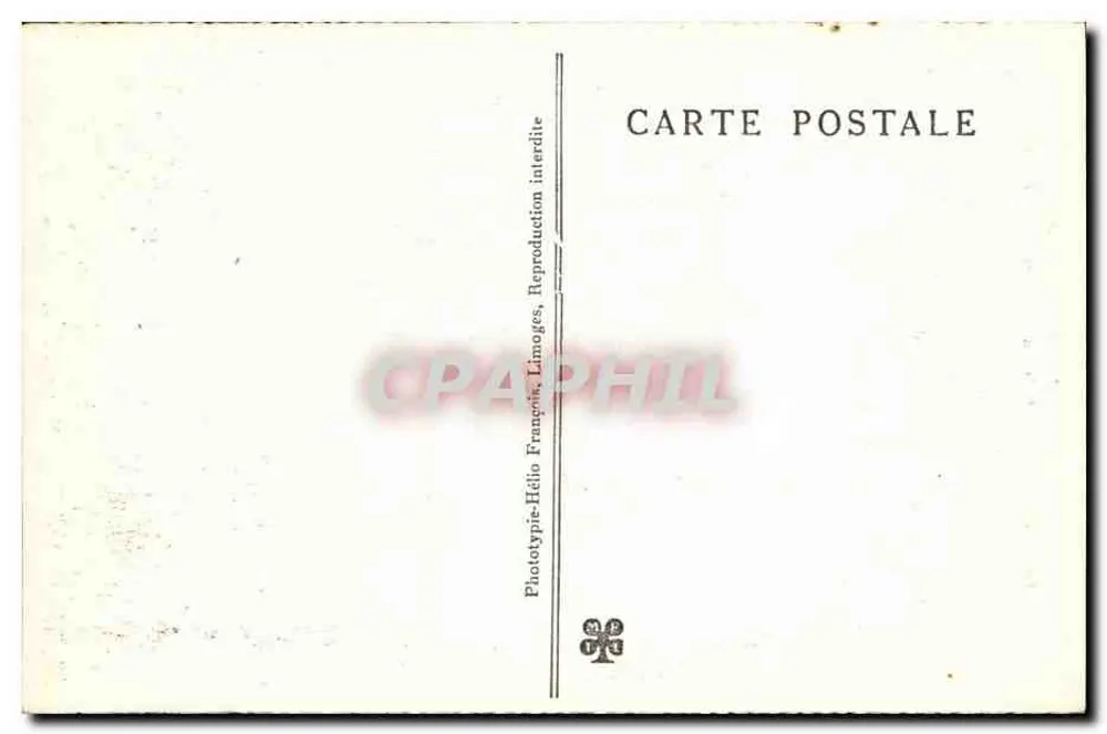 Die Pyrenäen — Höhlen von BÉTHARRAM — Unterer Teil, der Casse-tête - Rückseite