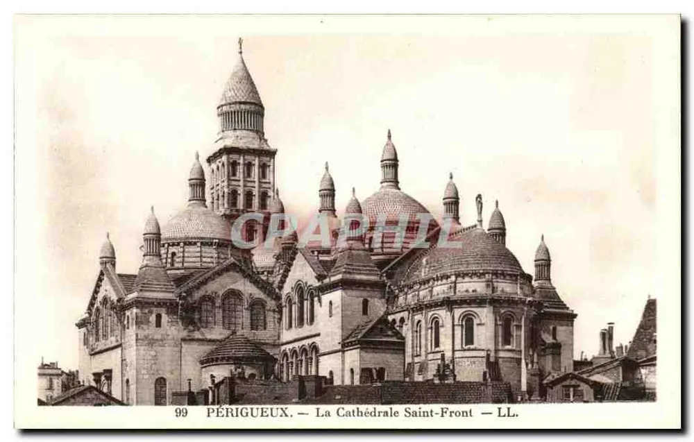 Périgueux — A Catedral de Saint-Front — LL. — Edição J. Périgueux - Frente
