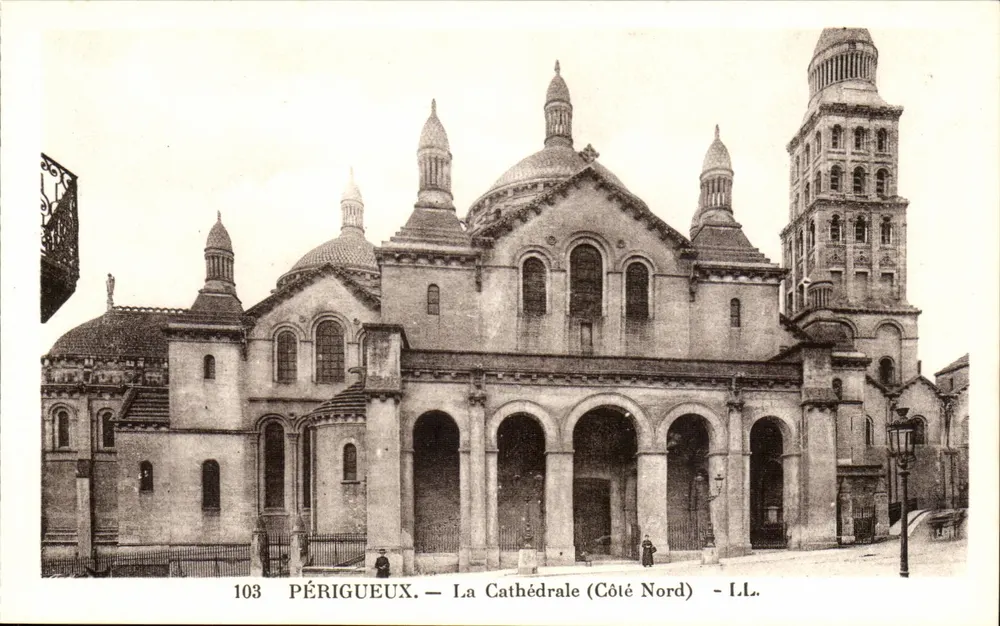 Périgueux — La Catedral (Lado Norte) — I.L. - Anverso