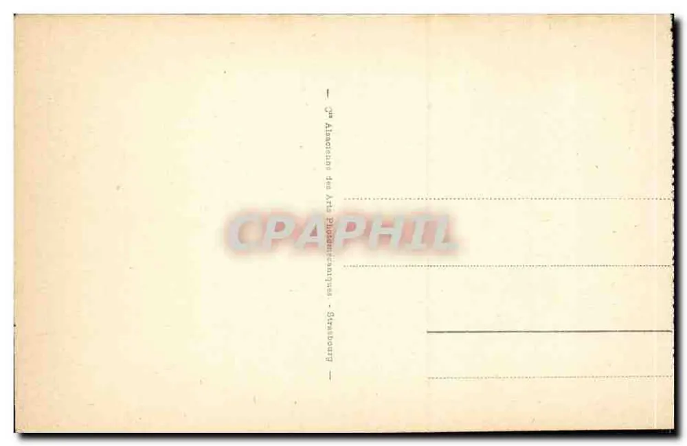 St-Sauveur - Il Ponte Napoleone — editore Alsatian des Arts Photographiques, Strasburgo, n°10 - Verso