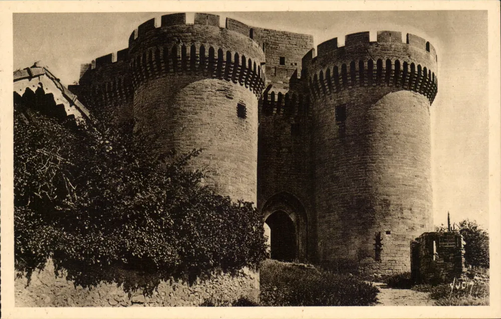 Villeneuve-lès-Avignon — Verstärkte Pforte des Forts Saint-André — Les Éditions d'Art 'VIGNY', Paris - Vorderseite