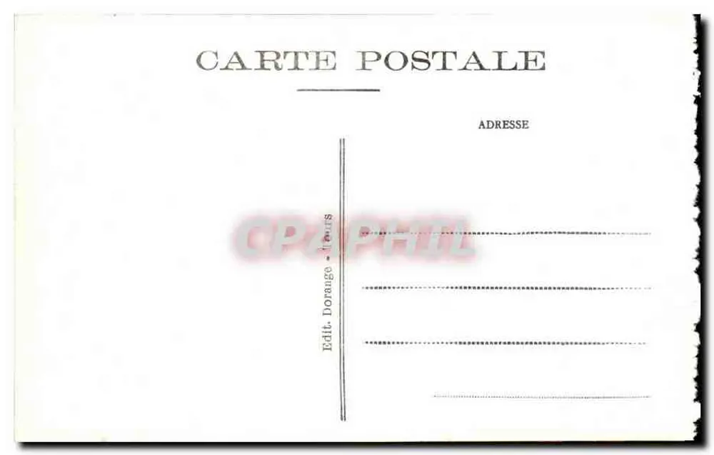 Chambord (Loir-et-Cher) — O Castelo (Mon. hist.) — R.D. — Editor Dorange, Tours - Verso