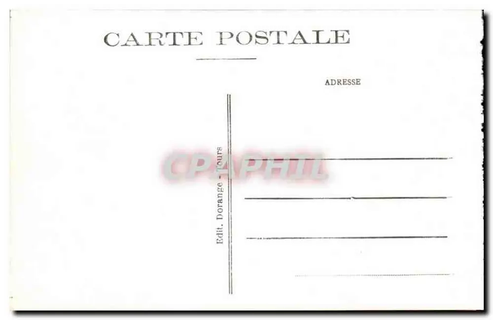 Chinon (Indre-et-Loire) — O Castelo (Monumento Histórico) — R.D. n°21 - Verso