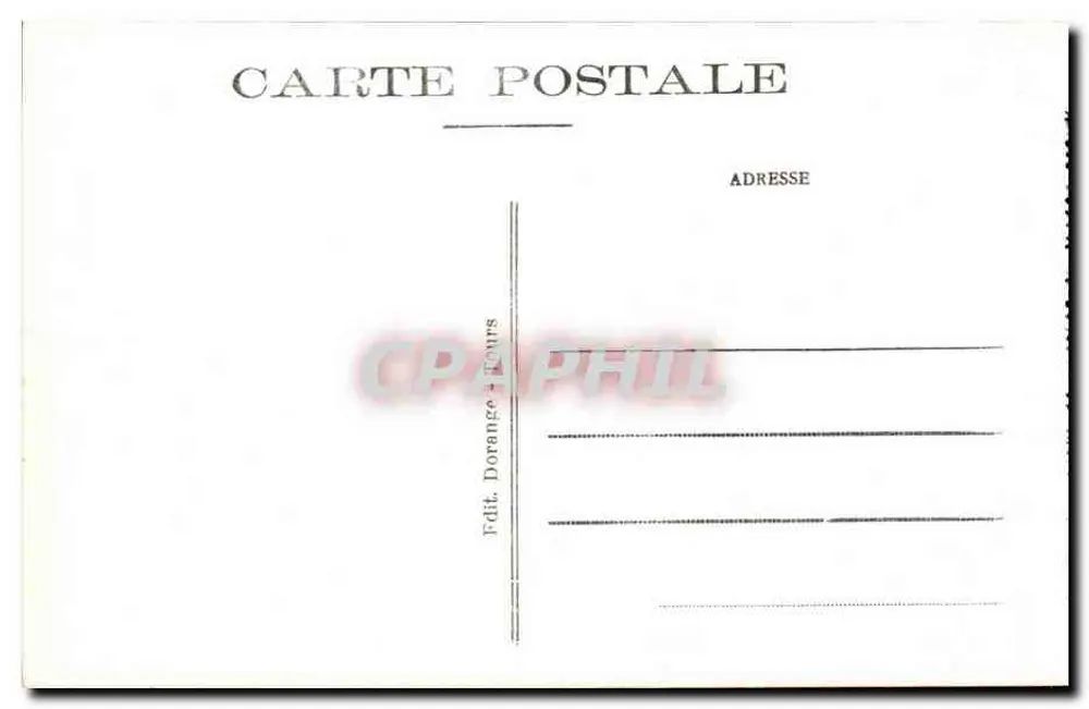Saumur (M.-et-L.) — O Castelo (século XV) — Lado Sudeste — R.D. - Verso