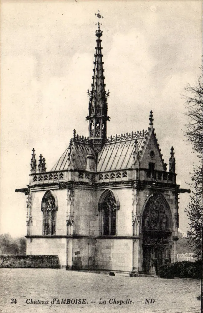 Castelo de Amboise — A Capela — ND - Frente