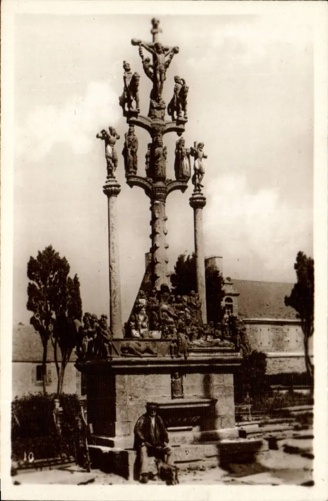 Calvaire de Saint-Thégonnec — Século XVII - Frente