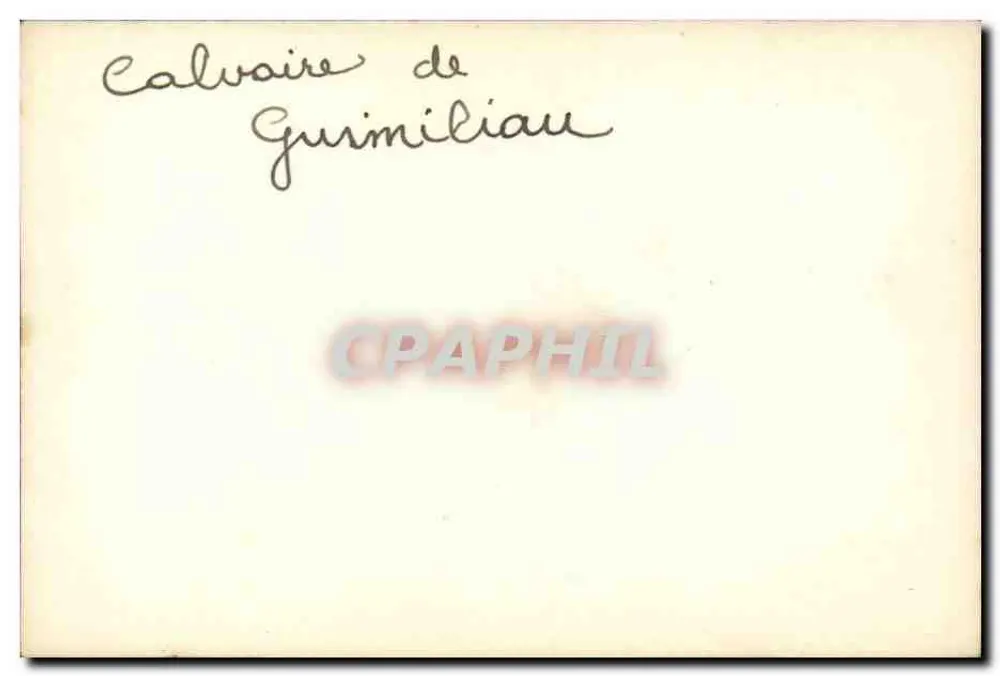Calvarienberg von Guirimiliau — geschnitztes Detail — Serie 19 - Rückseite