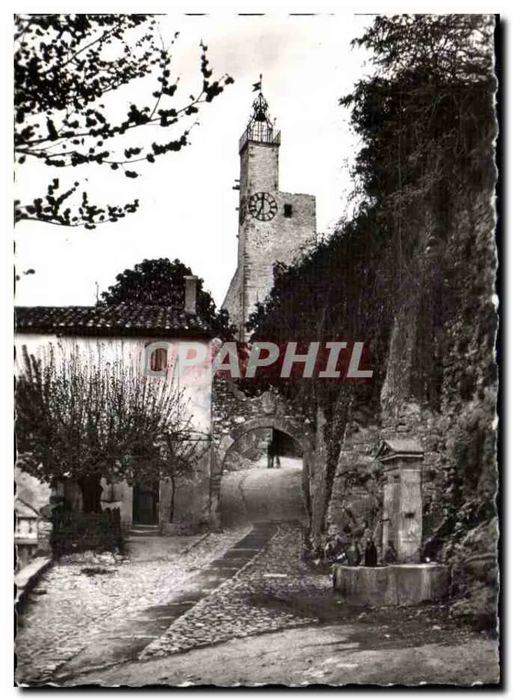 Vaison-la-Romaine — Der Glockenturm und die Fontäne — 92-9 - Vorderseite